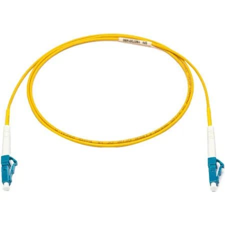 Camplex 32.8' 9u/125u Singlemode Simplex LC to LC Armored Fiber Optic Patch Cable, Yellow