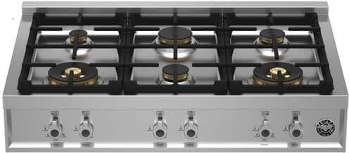 Bertazzoni 36" Gas Cooktop Stainless Steel