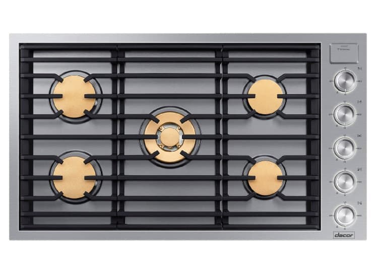 Dacor 36" Gas Cooktop Stainless Steel
