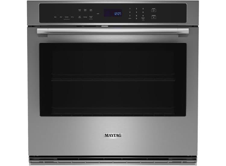 Maytag Single Wall Oven 30-Inch, Fingerprint Resistant Stainless Steel-MOES6030LZ