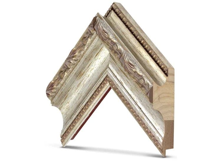 Frame My TV Samsung The Frame 65" Premiere Frame, Ornate Silver