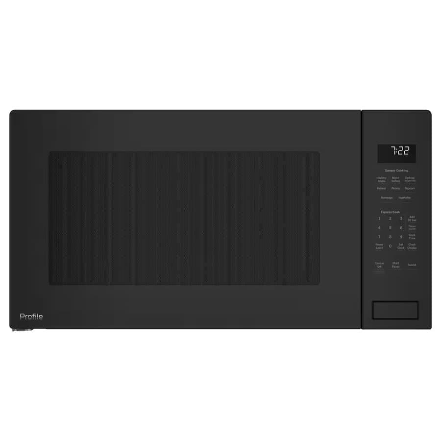 GE Profile 2.2 Cu. Ft. Gray Built-In Sensor Microwave Oven
