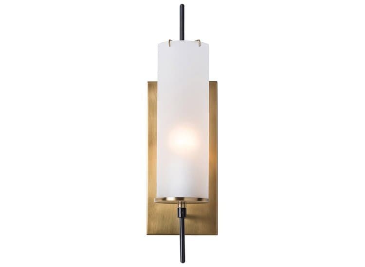 Arteriors Stefan Frosted And Bronze Sconce