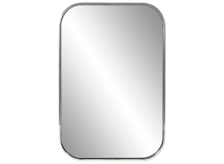 Howard Elliott Milo Mirror, Stainless Steel Silver Finish