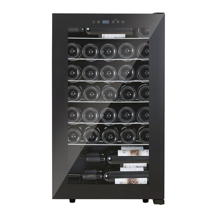 Premium Levella Single Zone 18.9'' Freestanding 33 Bottle Wine Refrigerator