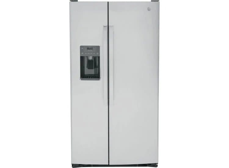 GE 25.3 Cu. Ft. Side-by-Side Refrigerator 36" Stainless Steel