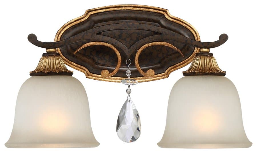 Metropolitan Chateau Nobles 16.25-in 2 Light Multiple finishes Multiple colors Transitional Bathroom Vanity light bar