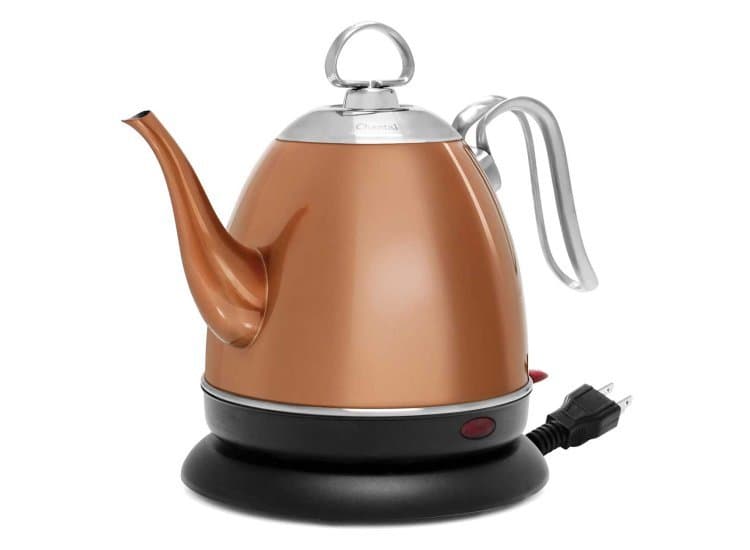 Chantal Mia EKettle 32 Oz. Copper Electric Kettle