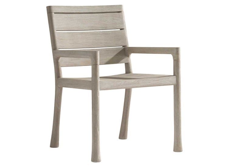 Bernhardt Marco Outdoor Arm Chair, Sea Oat