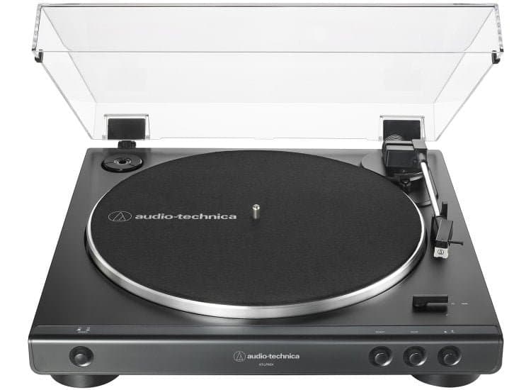 Audio-Technica Black Fully Automatic Belt-Drive Stereo Turntable