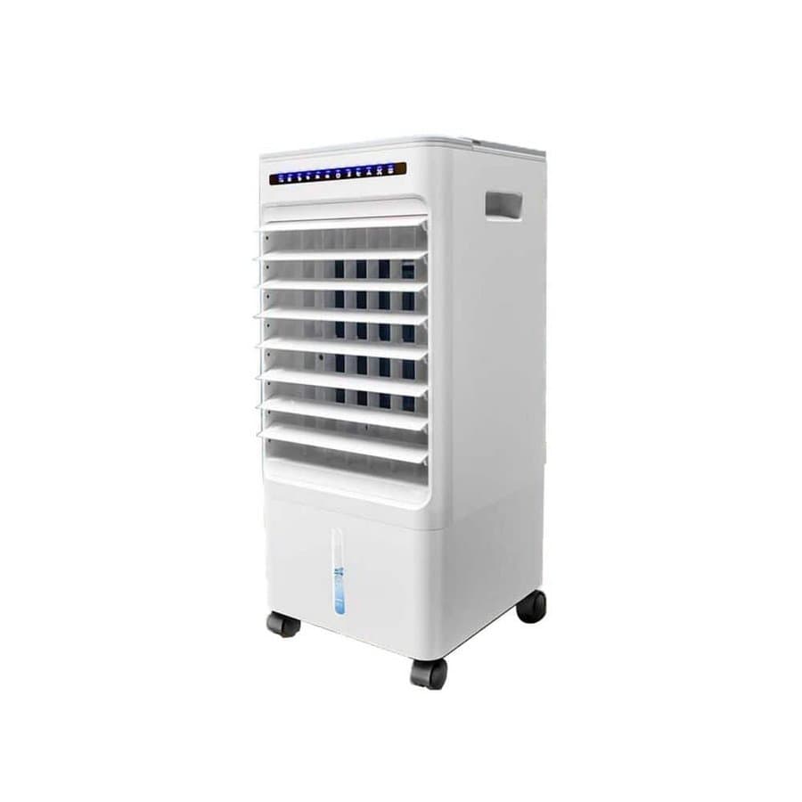 4-in-1 65W Portable Air Conditioner Indoor 3-Speed Air Cooler w/ 5L Water Tank, 4-Ice Packs, Remote Control for Bedroom