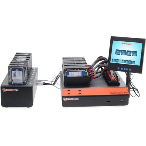MediaClone SuperCopier Desktop Gen 3 Drive Duplicator with 16 x SAS/SATA Ports