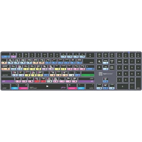 Logickeyboard TITAN Avid Media Composer Pro Wireless Keyboard for Mac