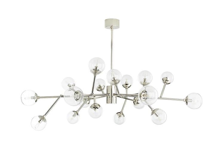 Arteriors Dallas Polished Nickel Medium Chandelier