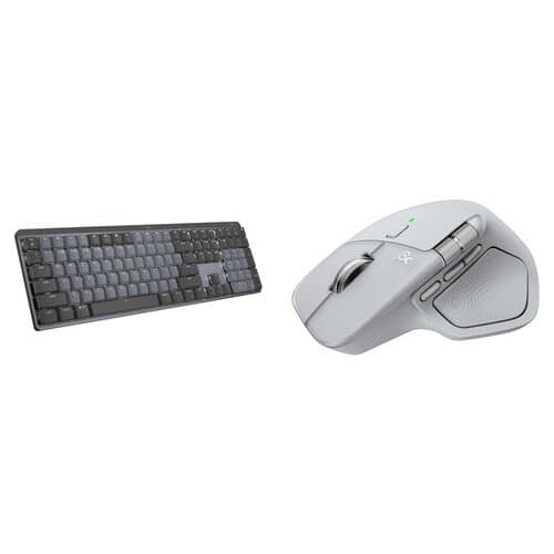 Logitech MX Master 4 Wireless Mouse, White Silver