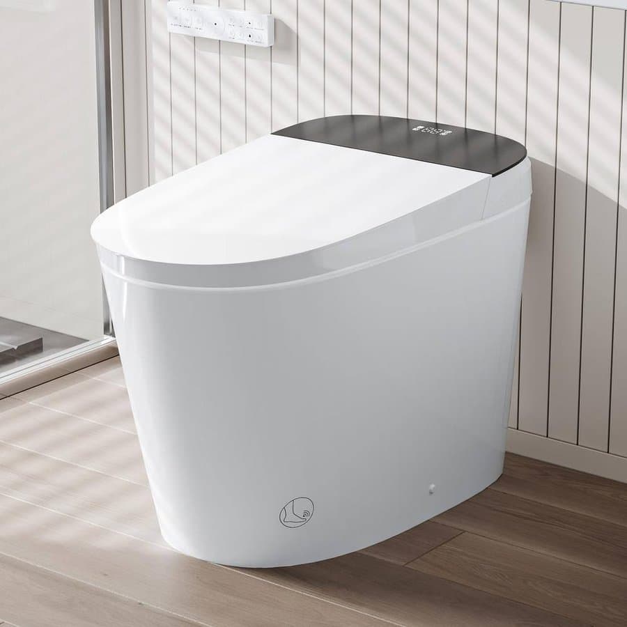 ANGELES HOME Built-in Tank Smart Toilet Bidet Elongated
