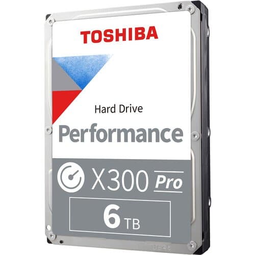 Toshiba 6TB X300 Pro Performance 3.5" CMR Internal HDD