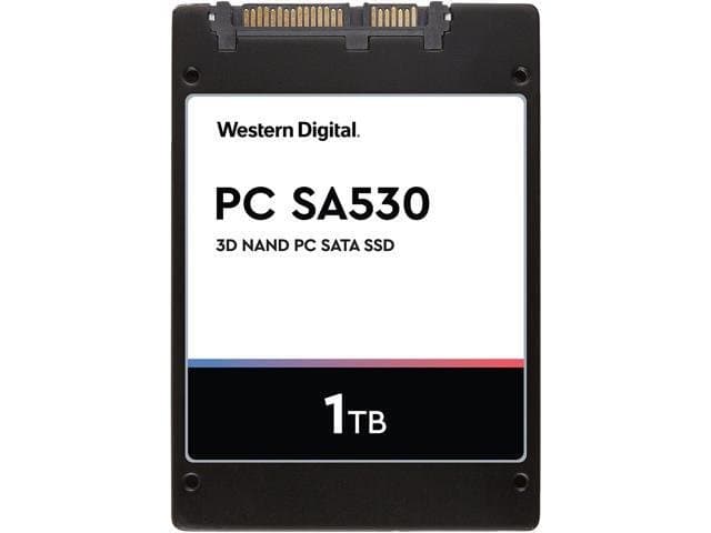 Western Digital PC SA530 2.5" 1TB SATA III 3D NAND Internal Solid State Drive (SSD) SDASB8Y-1T00-1122