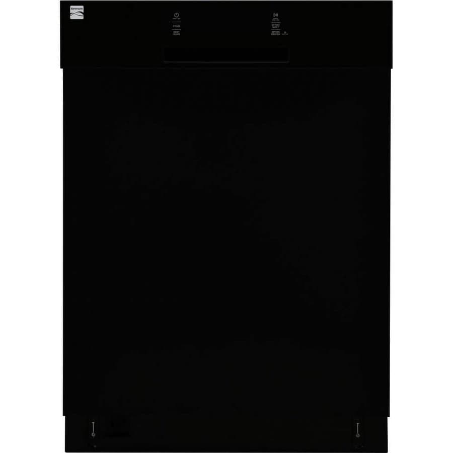 24 in. Touch Control Standard Built-In Dishwasher in Black with 7-Cycles and 45 DBA