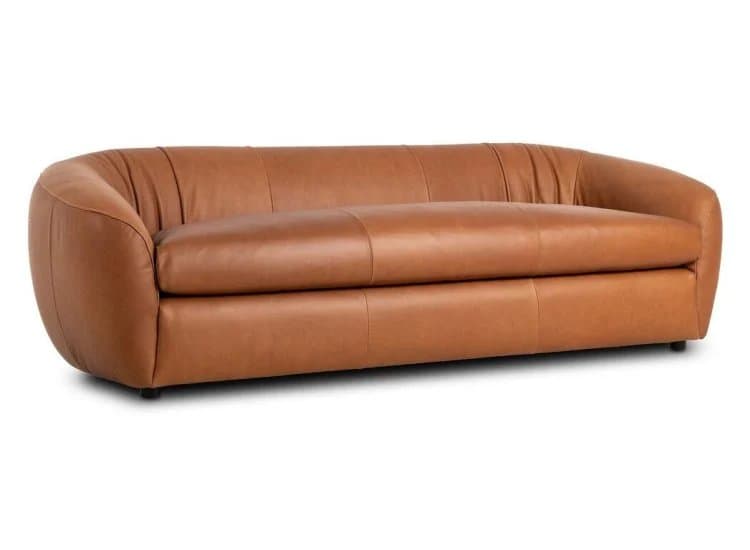 Four Hands Saldana Sofa 95-Inch, Lorento Cognac Leather