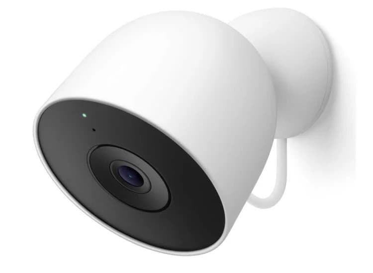 Google Nest Cam Outdoor Security Camera in Snow (Wired) (2nd Gen)