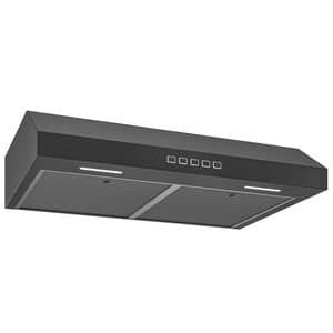 Broan 36" Under-Cabinet Range Hood Black Stainless Steel