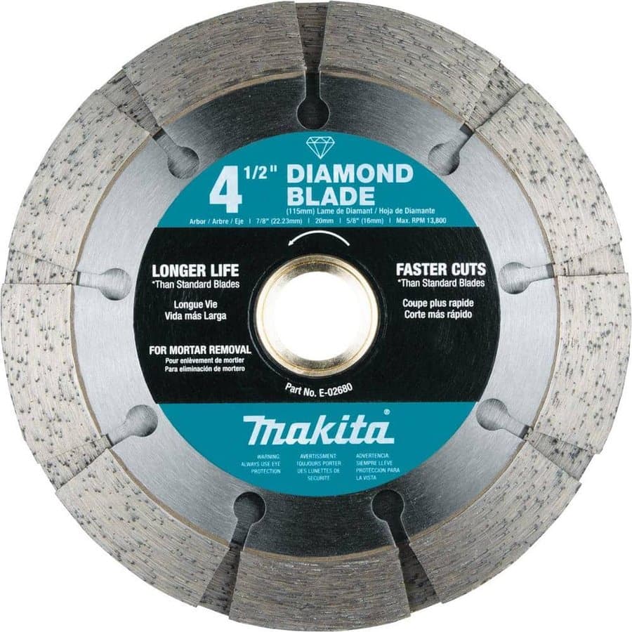 4-1/2 in. Dual Sandwich Diamond Tuck Point Blade