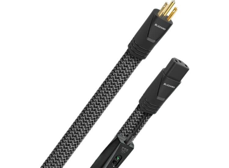 AudioQuest Blizzard 3.3 Feet Low-Z/Noise-Dissipation 3-Pole AC Power Cable