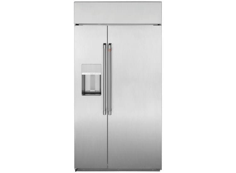 Cafe Cafe 24.5 Cu. Ft. Side-by-Side Refrigerator 42" Stainless Steel