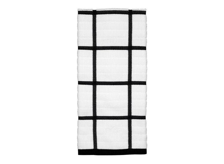 All-Clad Textiles Check Black Kitchen Towel
