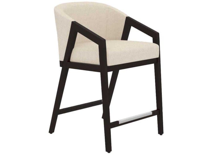 Canadel Modern Dining Stool 8178 in Ebony Washed | 6K Sunbrella