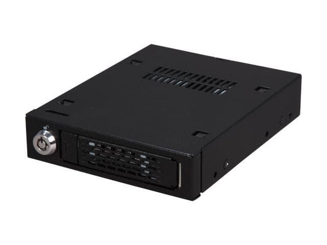 Icy Dock ToughArmor 2.5" SATA/SAS HDD & SSD Mobile Rack for 3.5" Drive Bay (Matte Black)