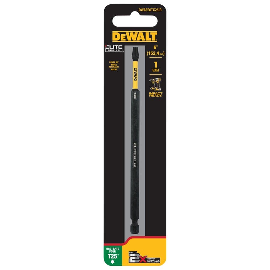 DEWALT Flextorq 1/4-in x 6-in Torx Impact Driver Bit