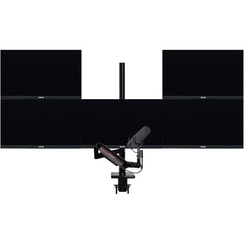 O.C. White ProBoom Ultima Gen2 Five-Monitor Mount and Mic Boom Package