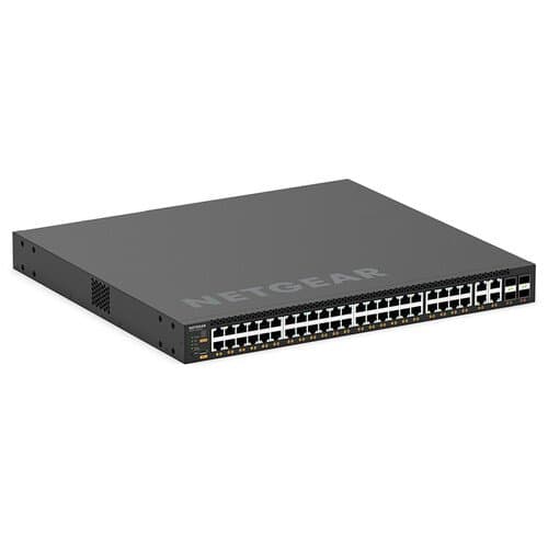 BZBGEAR Netgear AV Line M4350-44M4X4V 48-Port 2.5G / 10G PoE++ Compliant Managed Switch