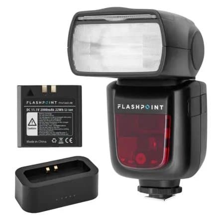 Flashpoint Zoom Li-ion R2 TTL On-Camera Flash Speedlight For Nikon (V860II-N) + USB Charger