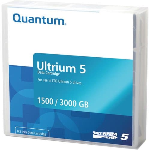 Quantum MR-L5LQN-BC LTO Ultrium 5-Tape Bar-Code Labeled Cartridge Library Pack of 20 (1.5/3.0TB)