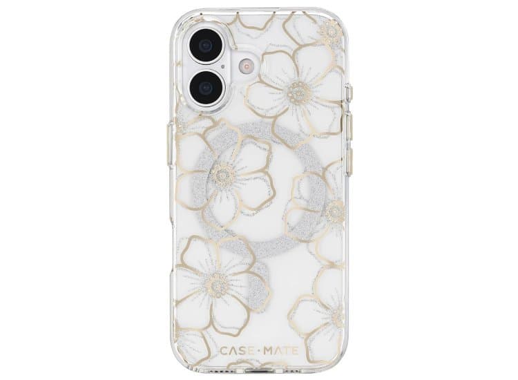 Case-Mate MagSafe Phone Case for iPhone 17, Floral Gems