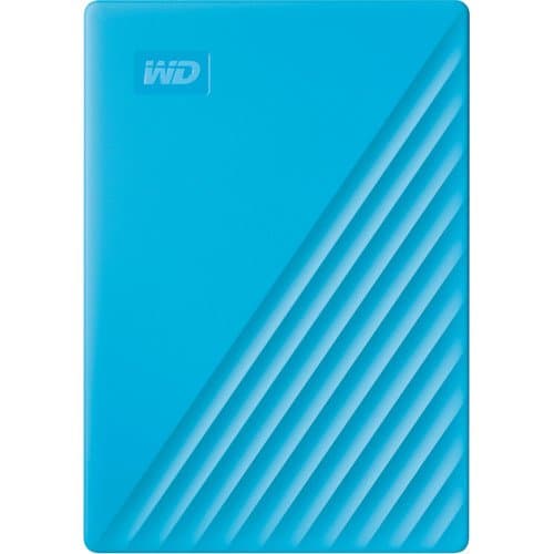WD 4TB My Passport USB 3.2 Gen 1 External Hard Drive (Sky)
