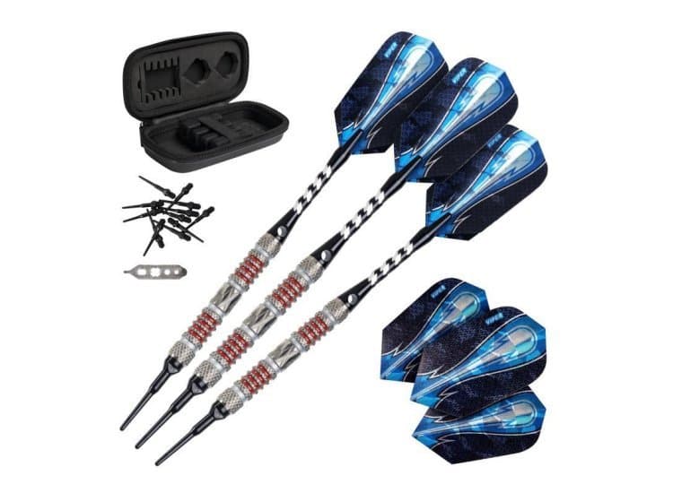 Viper by GLD Products Astro 80% Tungsten Soft Tip Darts 20 Grams in Blue (3 Pack) - 21-3281-20