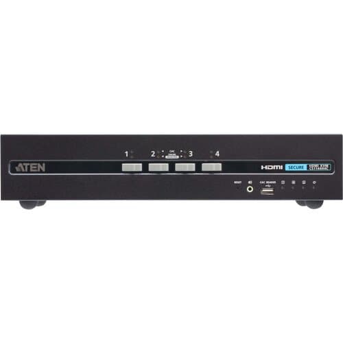 ATEN 4-Port USB & Dual HDMI Secure KVM Switch with CAC