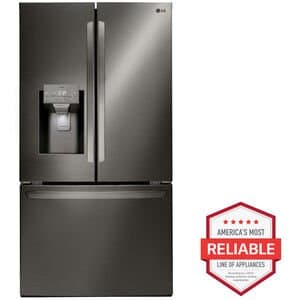 LG 28 Cu. Ft. French Door Refrigerator 36" Black Stainless Steel