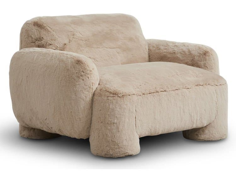 Four Hands Mingh Chair, Boden Pewter Fabric