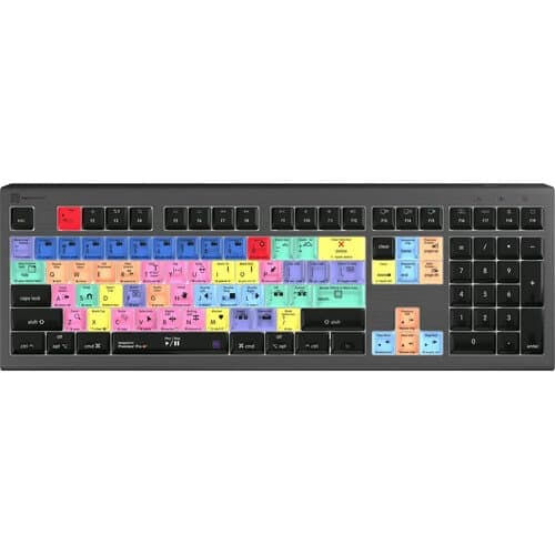 Logickeyboard ASTRA 2 Backlit Keyboard for Adobe Premiere Pro CC (Mac, US English)