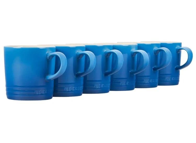 Le Creuset 10 Oz. Set of 6 London Mugs, Marseille