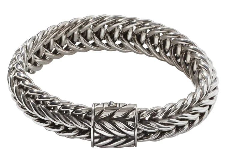 John Hardy Kami Chain Bracelet, 15mm-Size 2XL-in Sterling Silver