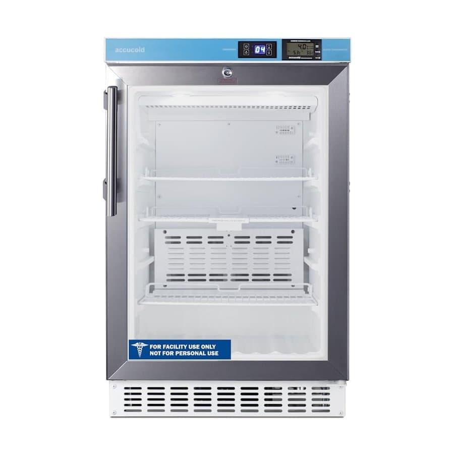Summit SCR2466B 24 Inch Wide 4.2 Cu. ft Merchandiser Refrigerator