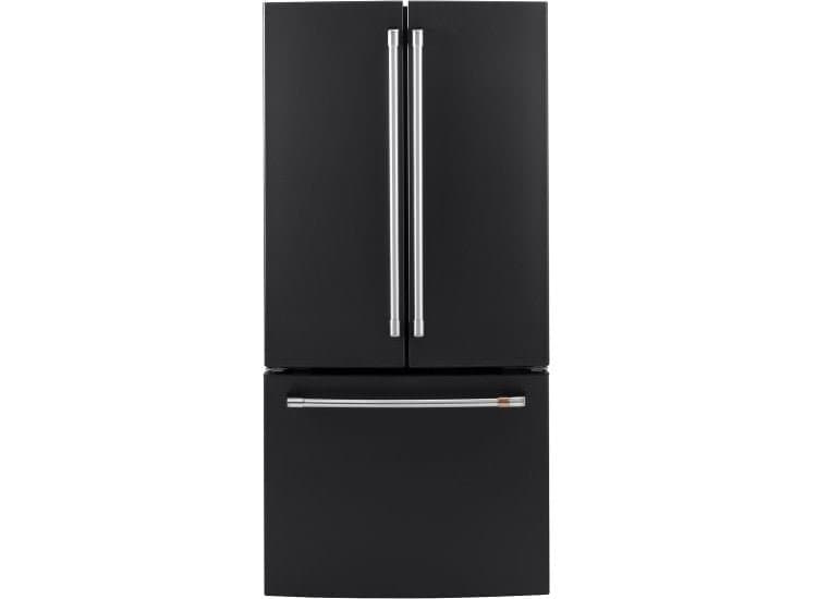 Cafe Cafe 18.6 Cu. Ft. French Door Refrigerator 33" Matte Black