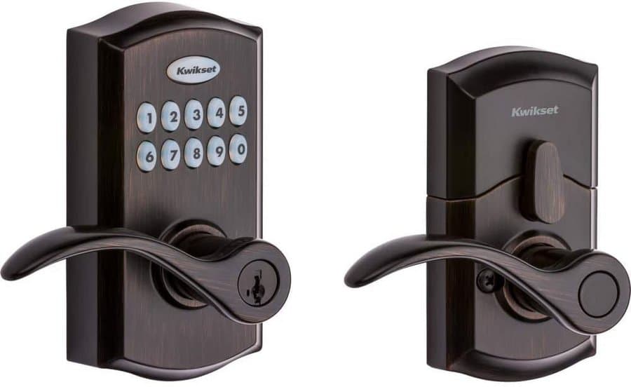 Kwikset 99550-003 Smart Code 955 Electronic Lever, Venetian Bronze