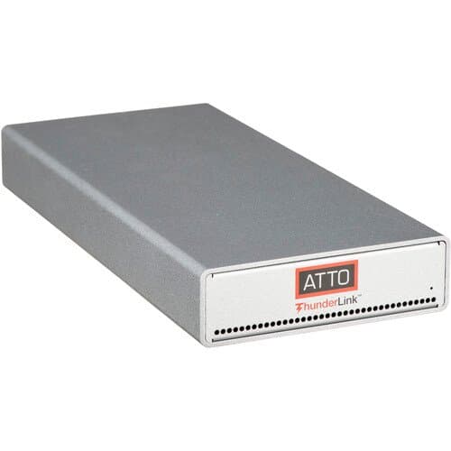 ATTO Technology Dual Thunderbolt 3 to 10Gb Ethernet Adapter